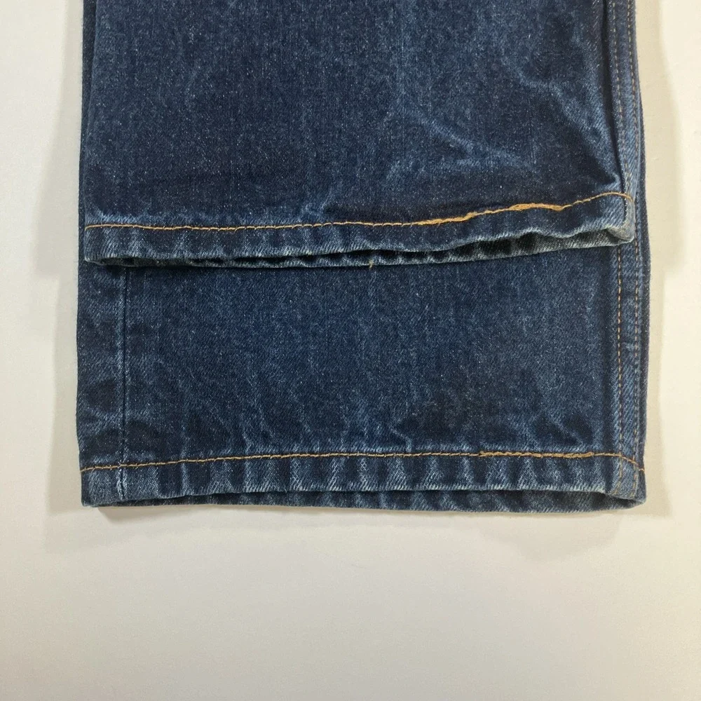 Levi's 505 Jeans Mens 40x30 Dark Wash Regular Straight Stretch Denim